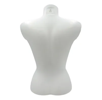 Buste femme plastique H 60 cm - Torse femme - Blanc - Bustiers et fessiers-3