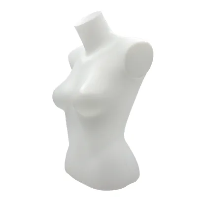 Buste femme plastique H 60 cm - Torse femme - Blanc - Bustiers et fessiers-5