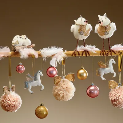 Plume rose clair artificielle L 10 cm - Plumes décoratives - Sachet de 30g - Plumes-2