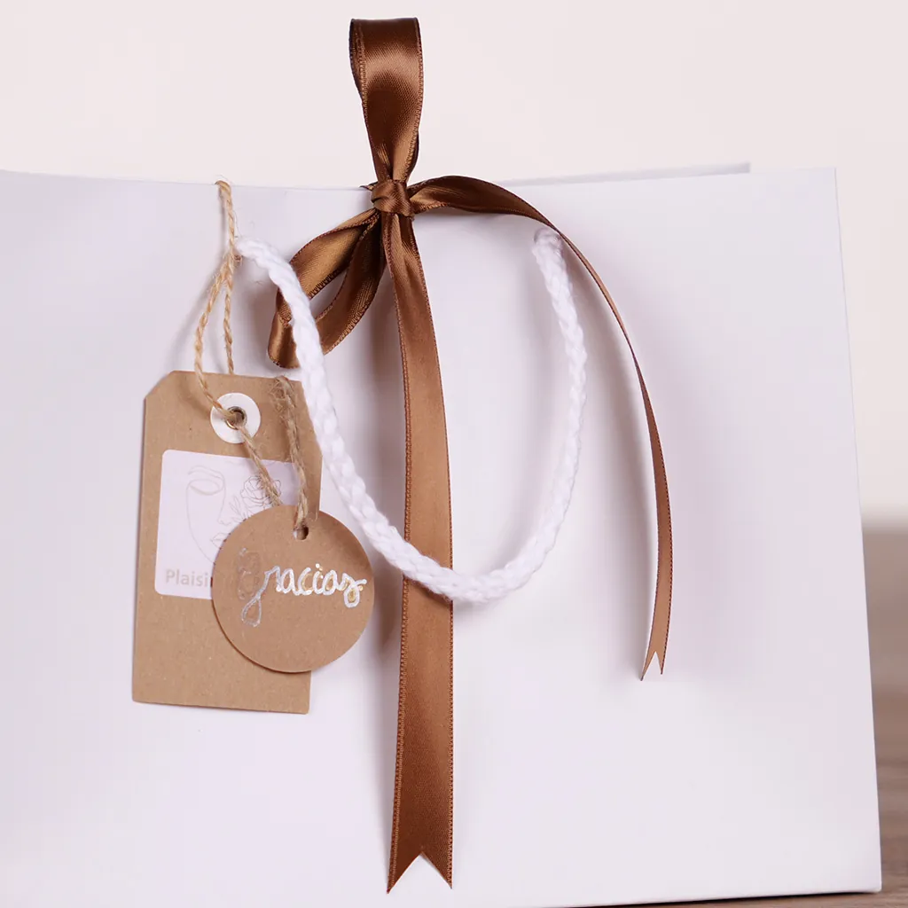 Ruban satin chocolat double face 16 mm x 45 m - Rubans tissu, Cordons-2