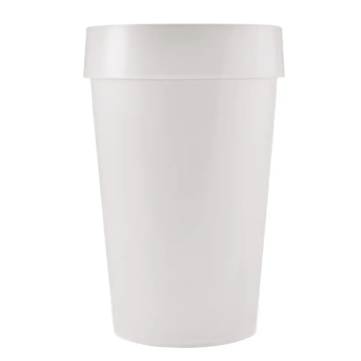Gobelet plastique gradué 33 cl ø 7,2 x 11,3 cm - Gobelet réutilisable - Verre plastique - Blanc opaque - Lot de 50 - Gobelets carton, Gobelets café