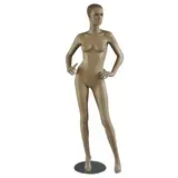 Mannequin femme afro, cheveux sculptés, mains sur les hanches - Mannequins femmes
