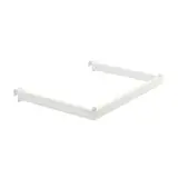 Penderie déportée pour barre de charge - Ligne Store blanc pas de 50 mm