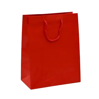 Sacs pelliculés brillants  - Sacs pelliculés poignées cordelette