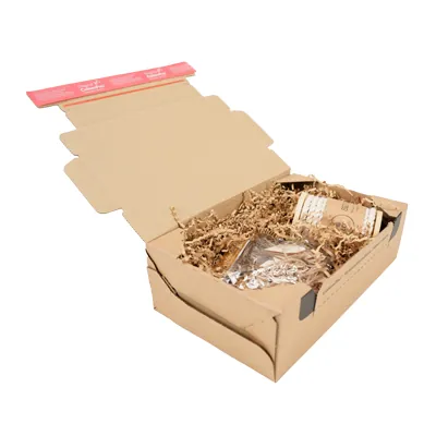 Carton d'expédition sécurisés aller retour Brun Format S 28,2x19,1x9cm - Boîte carton - Lot de 10 - Cartons d'expédition, Boîtes carton-7