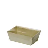 Barquettes paniers garnis bois avec couvercle PET 15 x 10 x 5 cm - Paquet de 30 - Barquettes bois, Cagettes bois 