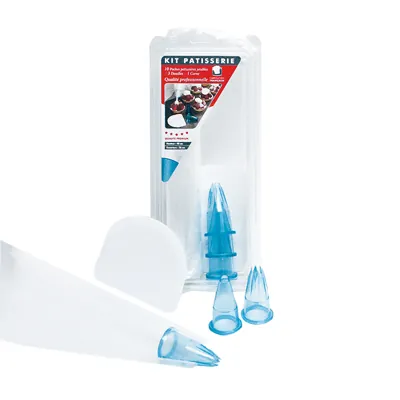 Kit poche à douilles et douilles pâtissières - Set à douilles - Kit pâtisserie professionnel - Papiers pâtissier, Papiers cuisson