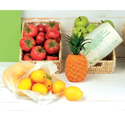 Sac bretelle biodégradable transparent 30 x 7,5 x 50 cm plastique biosourcé - Rouleau de 400 sacs - Sacs plastique bretelles-4