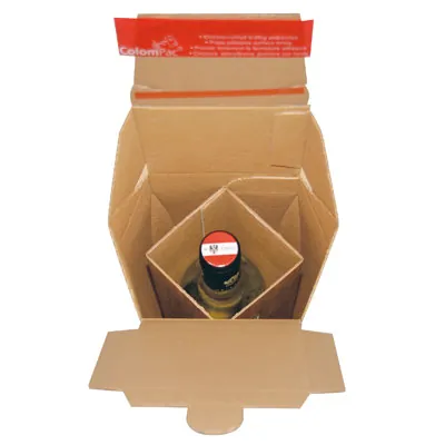 Carton pour envoi 1 bouteille - Expédition bouteilles-2