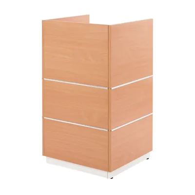 Façade décorative haute pour comptoir hêtre 55 x 97 cm - Comptoirs Boutique-5