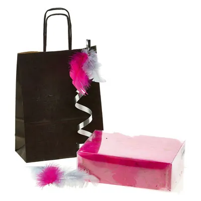 Plume grise artificielle L 10 cm - Plumes décoratives - Sachet de 30g - Plumes-2