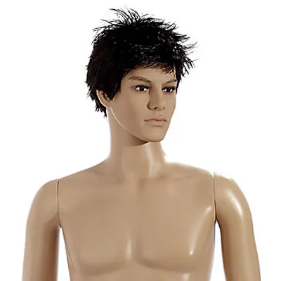 Mannequin homme sans perruque, main droite sur la hanche - Mannequins plastique sans perruque-2