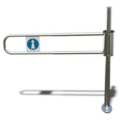 Portillon extensible ouverture droite - Guidage à fixer