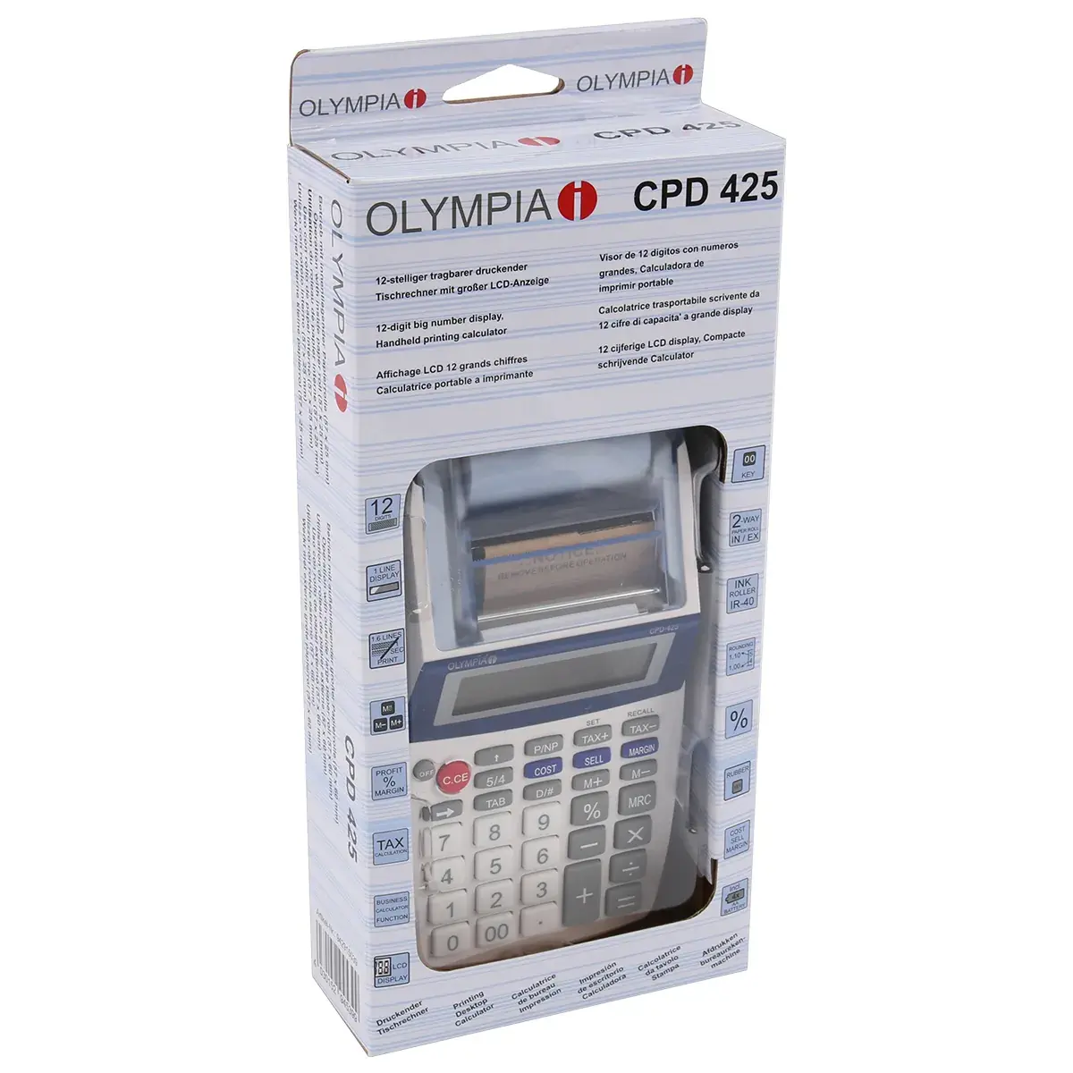 Calculatrice à impression mécanique OLYMPIA CPD 425 - Calculatrices-2
