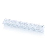 Bac 9 tiroirs basculants transparent 60 x 6,2 x 7,7 cm - Bac-tiroir basculant - Bloc 9 tiroirs basculants - Blocs tiroirs