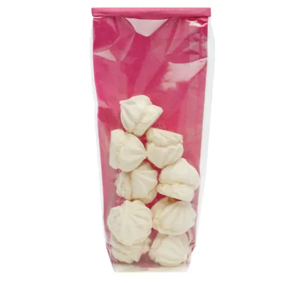 Sachet confiserie polypro toile de jute Rose fond PP 12 x 27,5 cm - Sachet bonbons - Lot de 100 - Sachets bonbon, Sachets confiserie-3