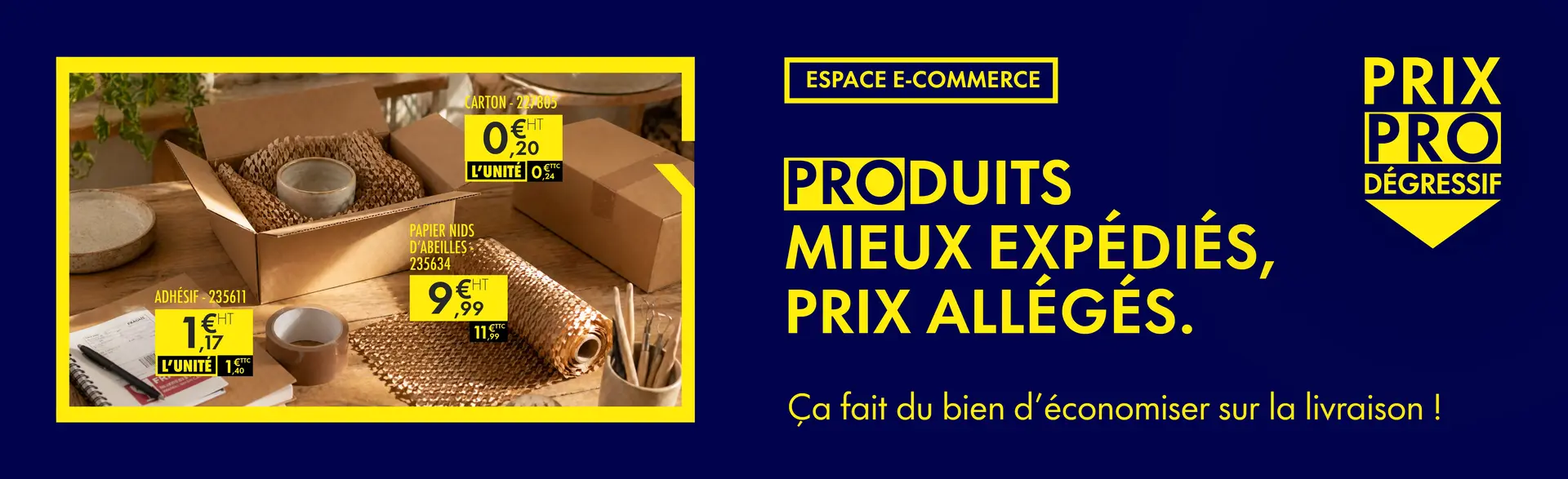Consultez notre sélection d'articles d'expédition