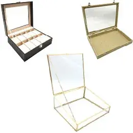Coffrets vitrines bijoux