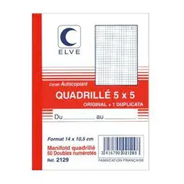 Carnets autocopiants