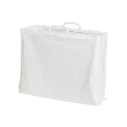 Sacs plastique unis, poignées rapportées