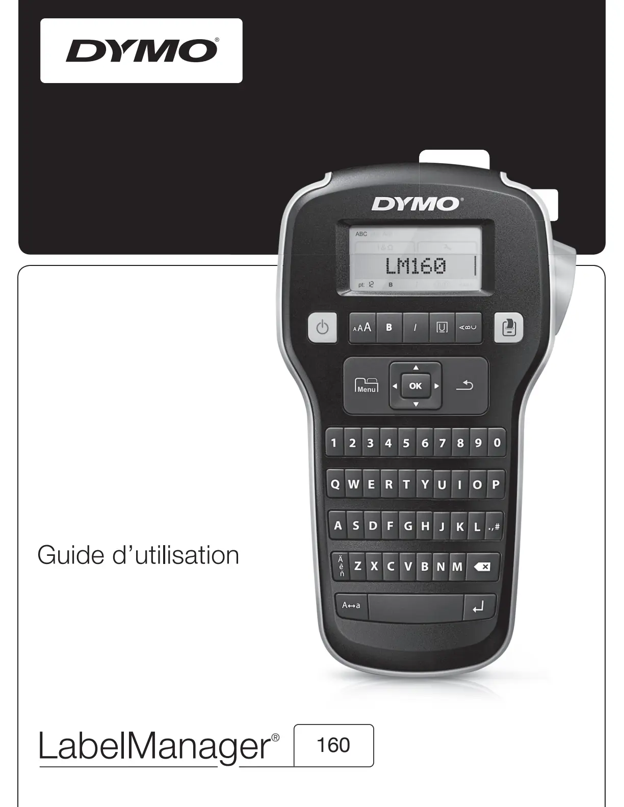Guide d'utilisation DYMO LabelManager 160